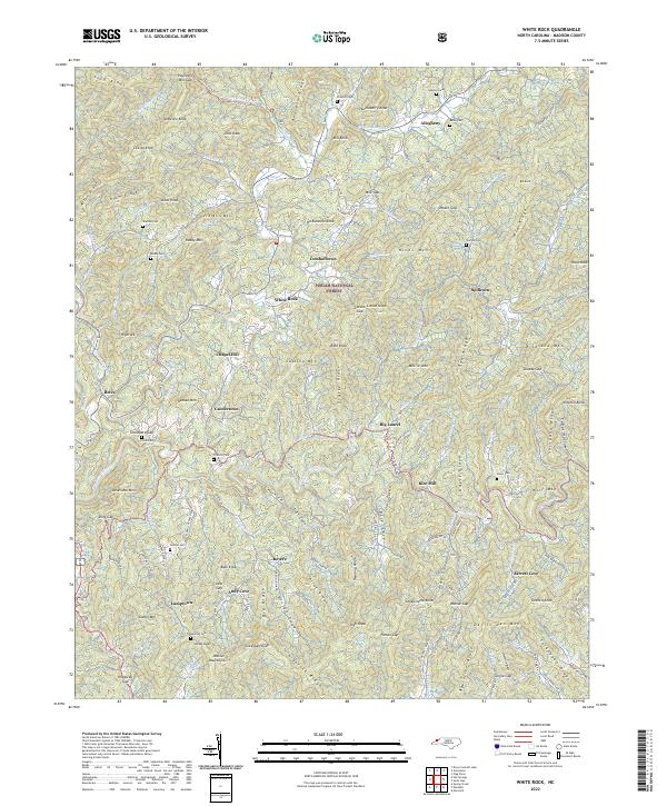 White Rock topographic map thumbnail