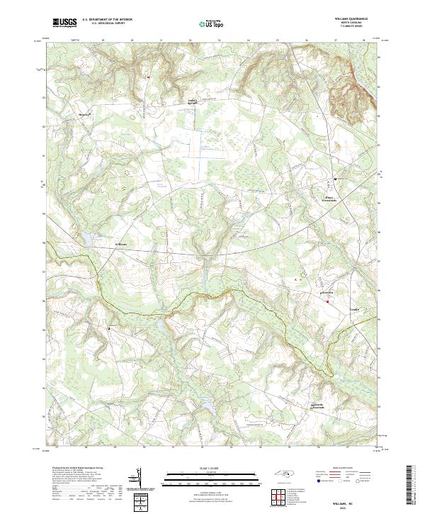 Williams topographic map thumbnail