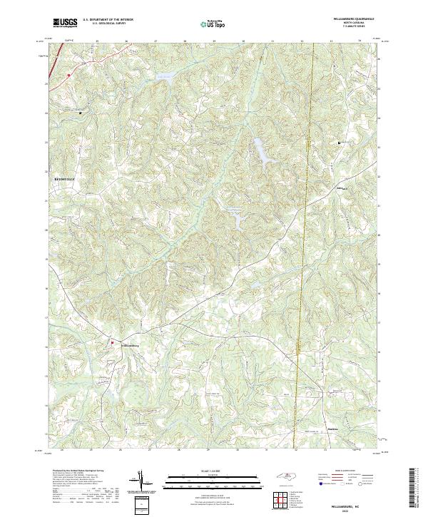 Williamsburg 2022 topographic map thumbnail