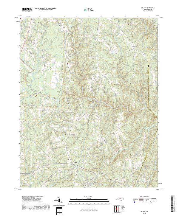 Wilton 2022 topographic map thumbnail