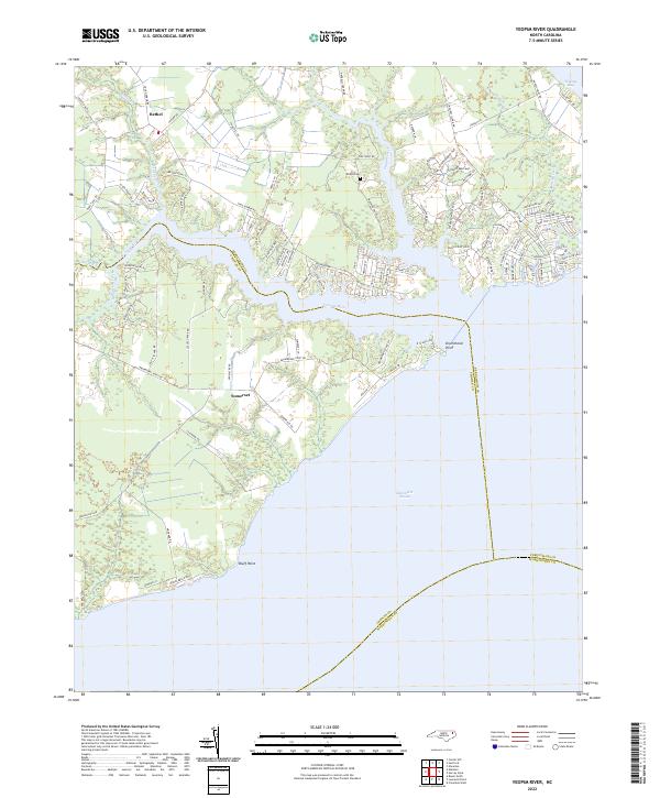 Yeopim River topographic map thumbnail