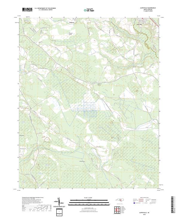 Autryville topographic map thumbnail