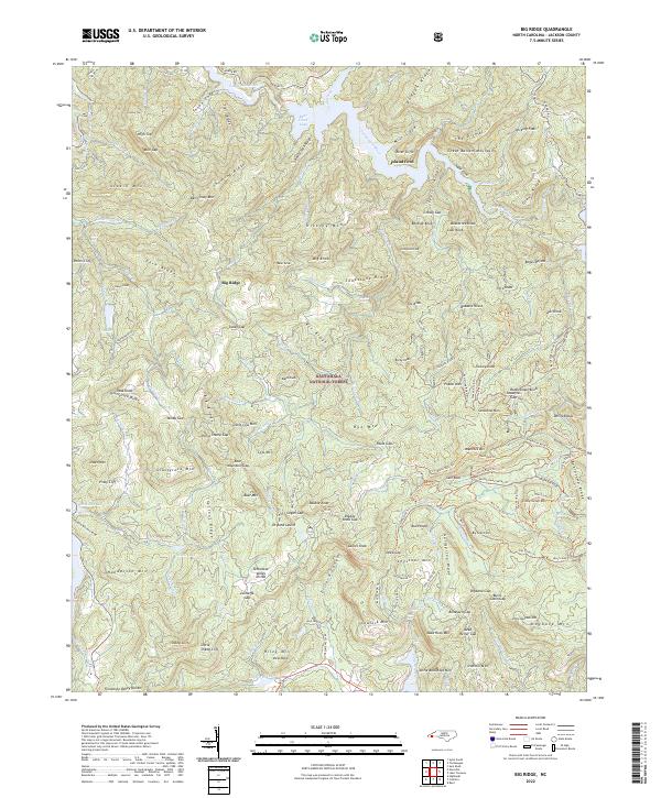 Big Ridge topographic map thumbnail