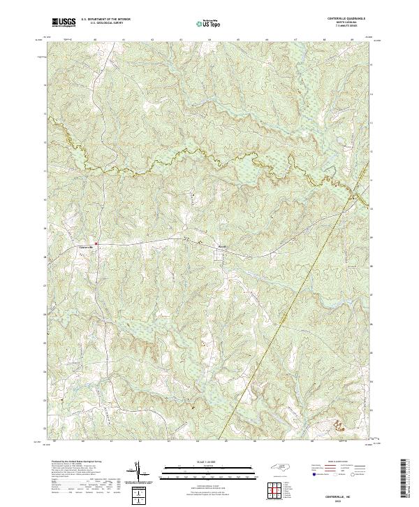 Centerville topographic map thumbnail
