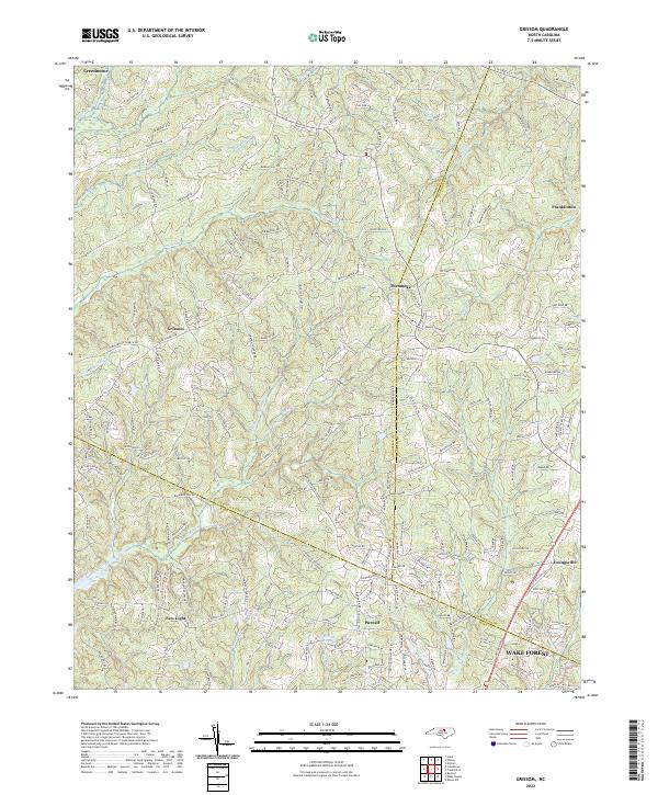 Grissom topographic map thumbnail
