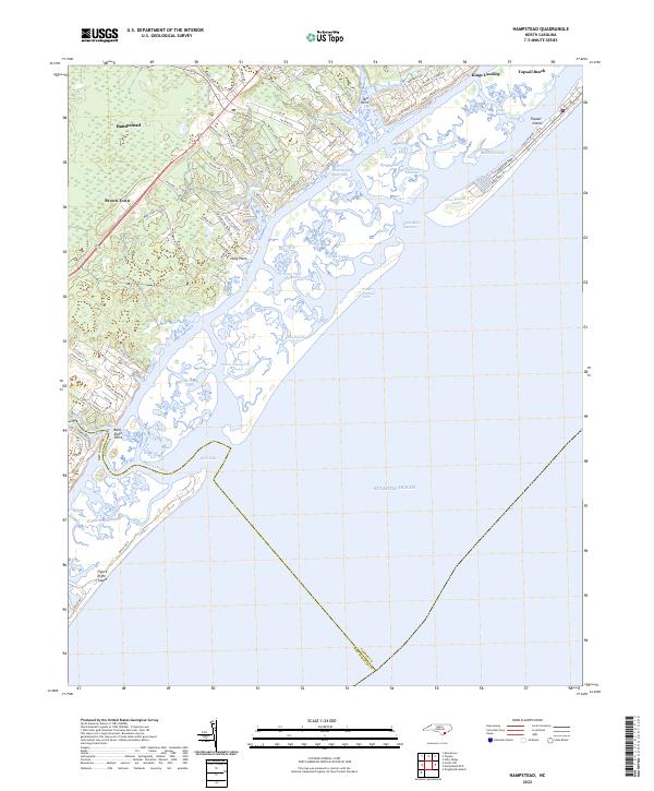 Hampstead topographic map thumbnail