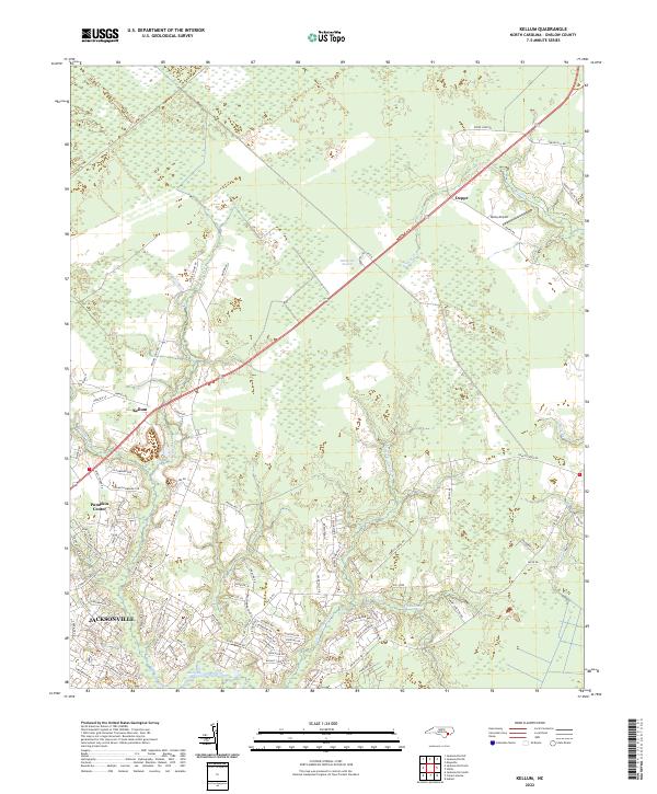 Kellum topographic map thumbnail