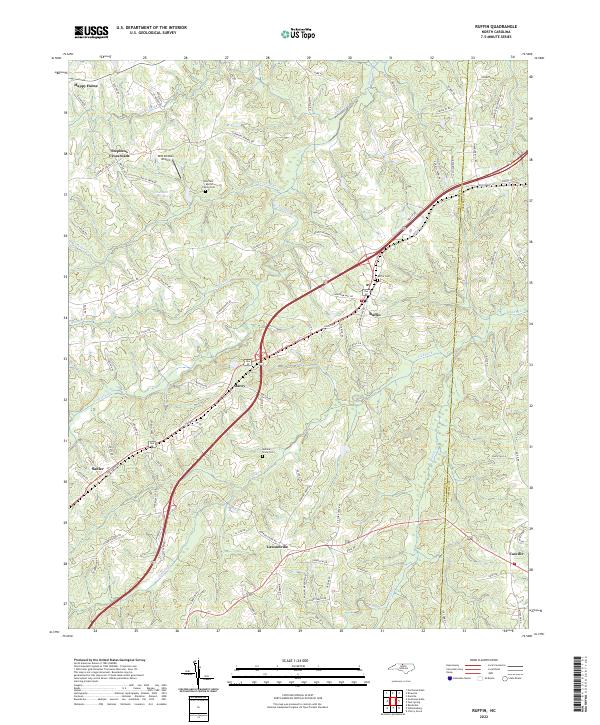 Ruffin 2022 topographic map thumbnail