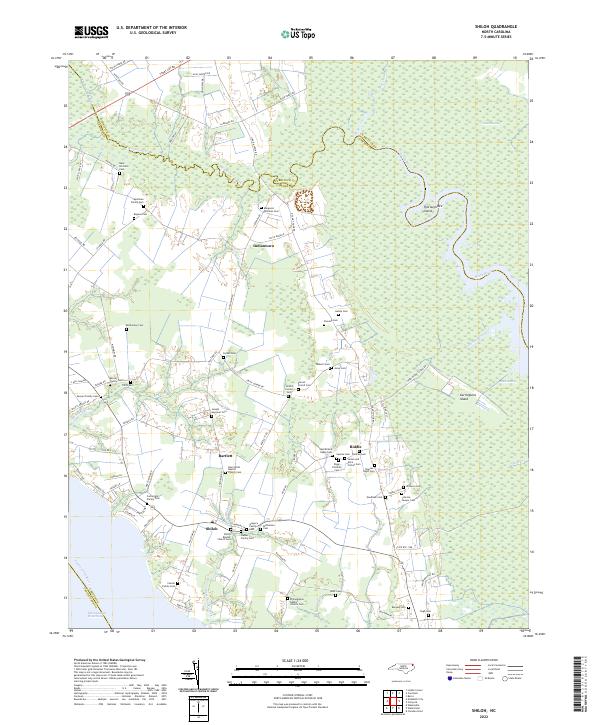 Shiloh 2022 topographic map thumbnail