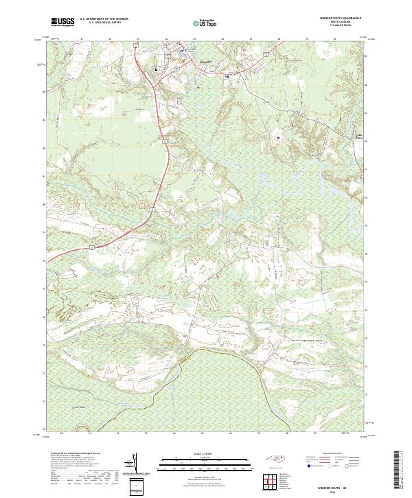 Windsor South topographic map thumbnail