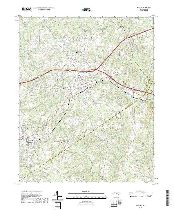 Zebulon 2022 topographic map thumbnail
