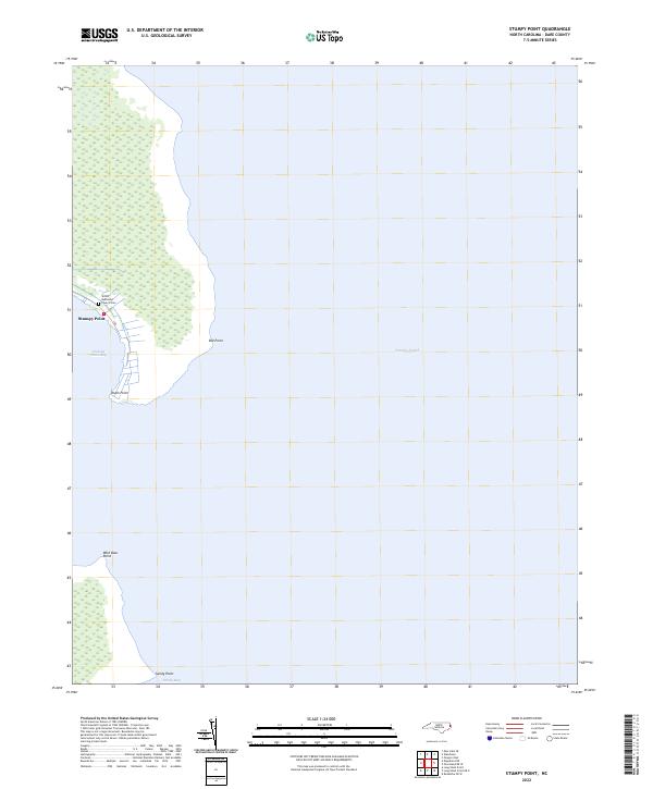 Stumpy Point 2022 topographic map thumbnail