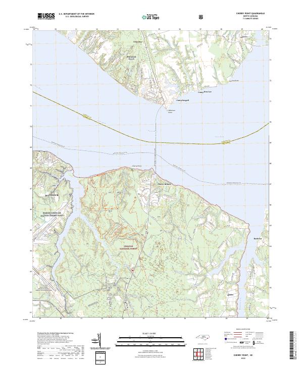 Cherry Point topographic map thumbnail
