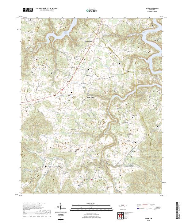 Alpine topographic map thumbnail
