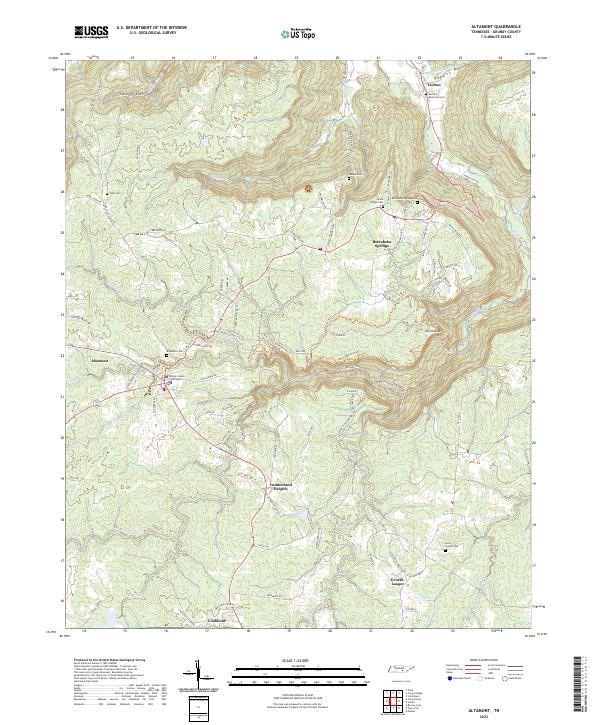 Altamont topographic map thumbnail
