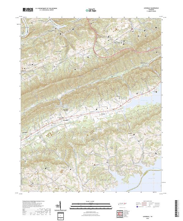 Avondale topographic map thumbnail