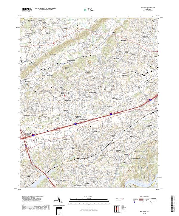 Bearden topographic map thumbnail