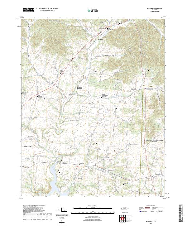 Bethpage topographic map thumbnail
