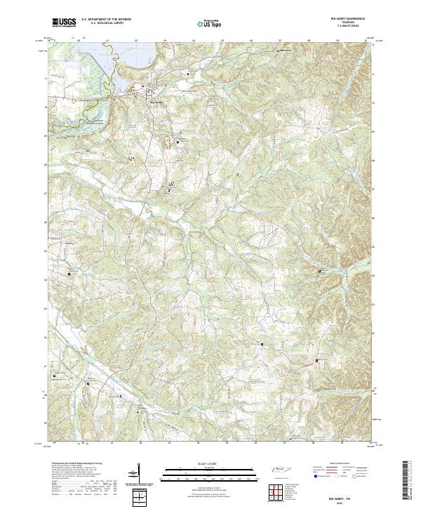 Big Sandy topographic map thumbnail