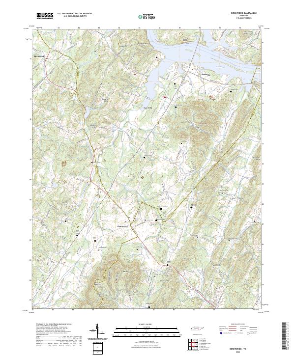 Birchwood topographic map thumbnail