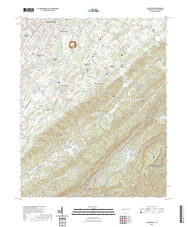 Blockhouse topographic map thumbnail