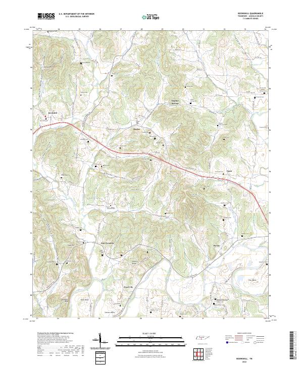 Boonshill topographic map thumbnail