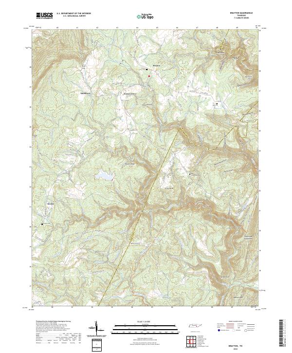 Brayton topographic map thumbnail
