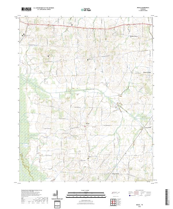 Brazil topographic map thumbnail