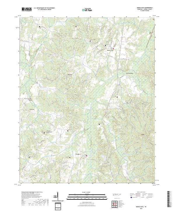 Buena Vista topographic map thumbnail