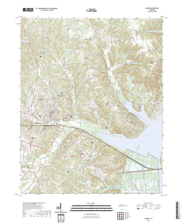 Camden topographic map thumbnail