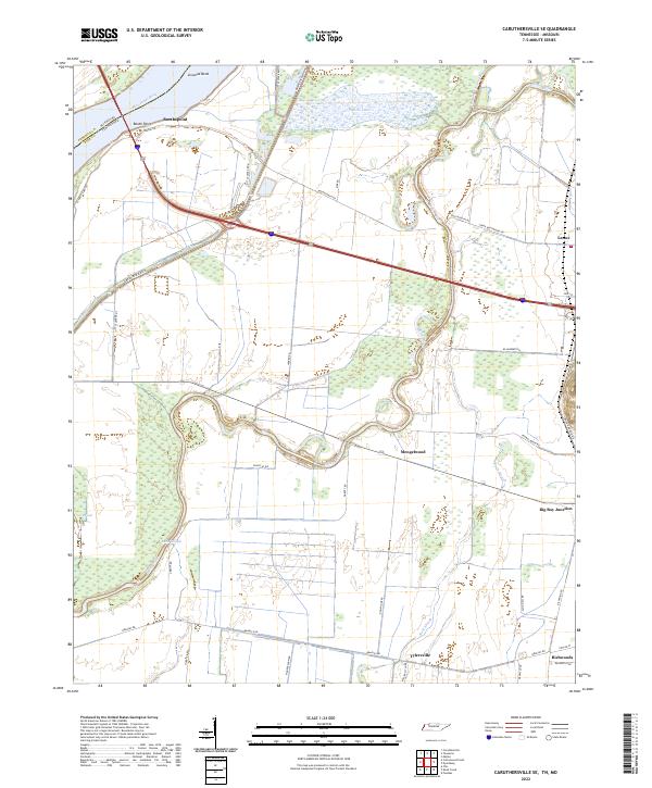 Caruthersville SE topographic map thumbnail