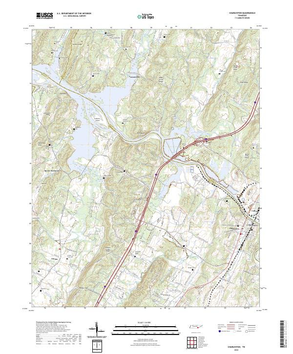 Charleston topographic map thumbnail