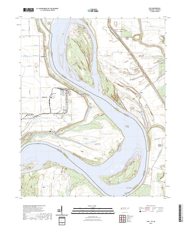 Chic topographic map thumbnail