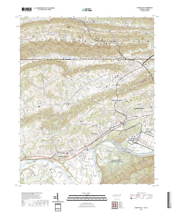 Church Hill topographic map thumbnail