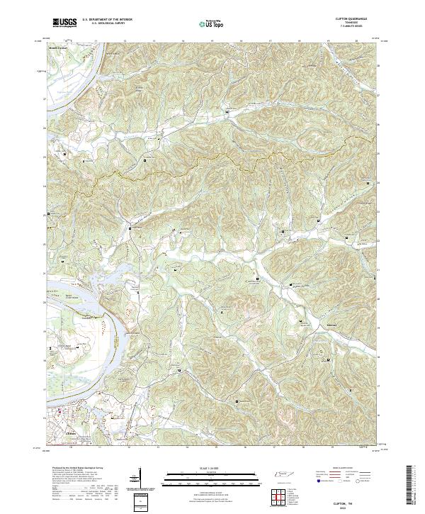 Clifton topographic map thumbnail