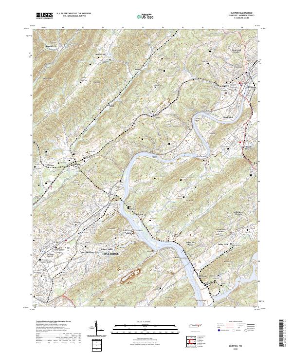 Clinton topographic map thumbnail
