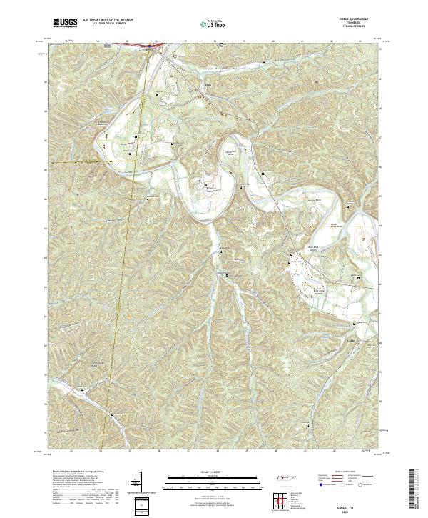 Coble topographic map thumbnail