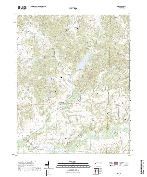Como topographic map thumbnail