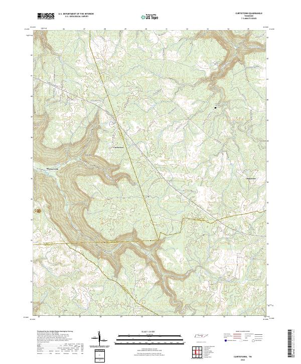 Curtistown topographic map thumbnail
