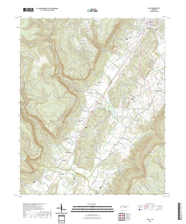 Daus topographic map thumbnail