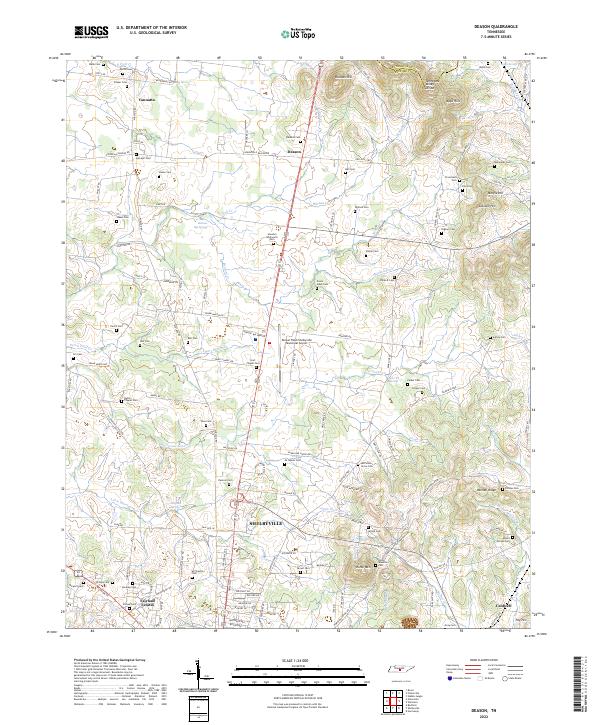 Deason topographic map thumbnail