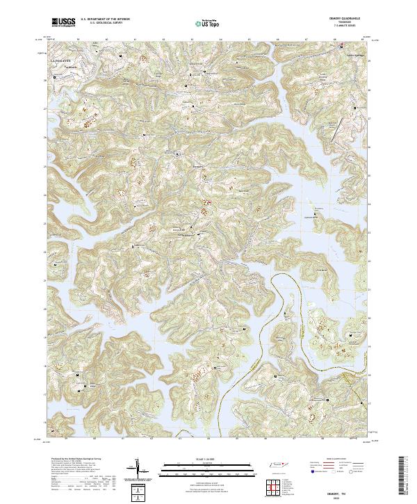 Demory topographic map thumbnail