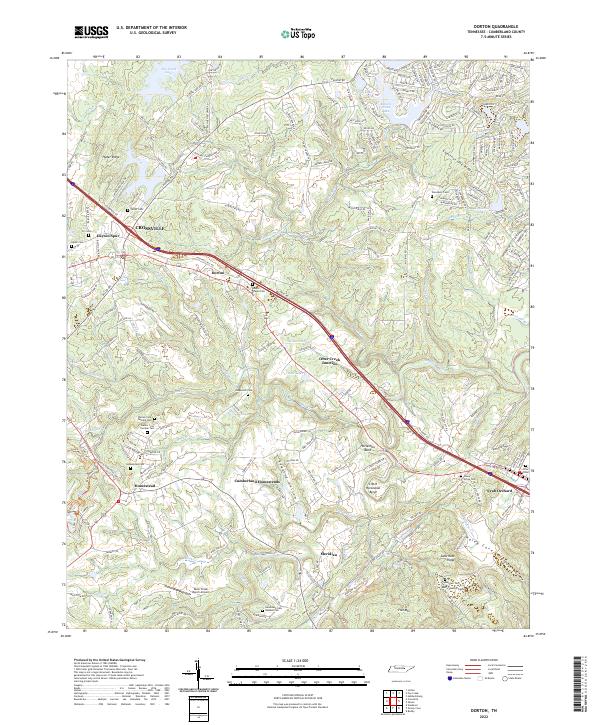 Dorton topographic map thumbnail