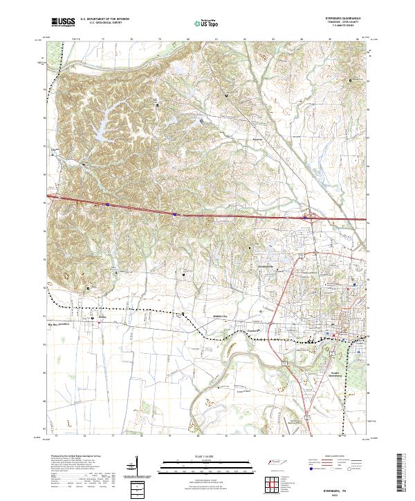Dyersburg topographic map thumbnail