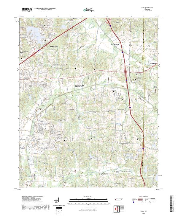 Eads topographic map thumbnail