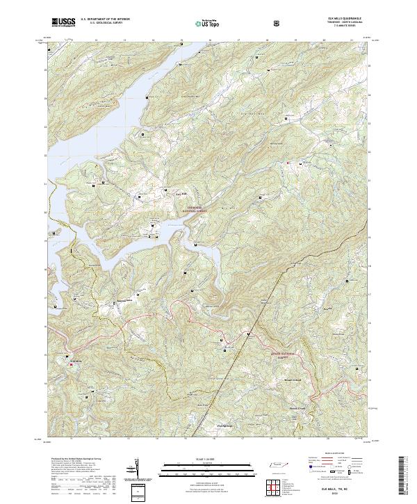Elk Mills topographic map thumbnail