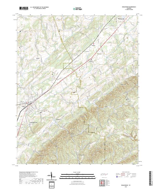 Englewood topographic map thumbnail