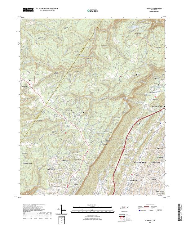 Fairmount topographic map thumbnail