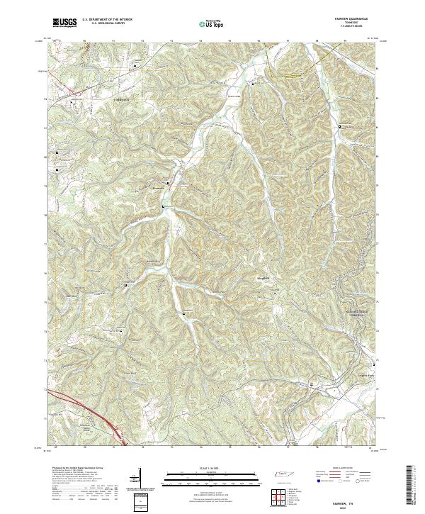 Fairview topographic map thumbnail