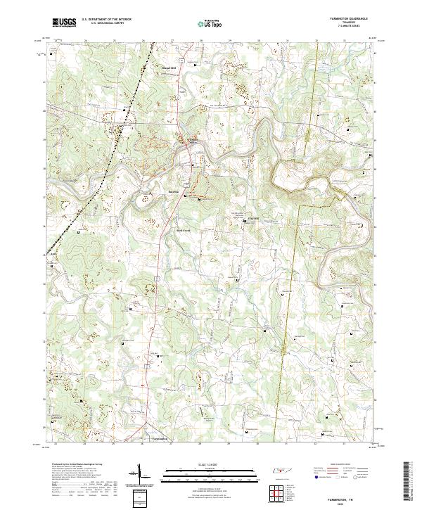 Farmington topographic map thumbnail